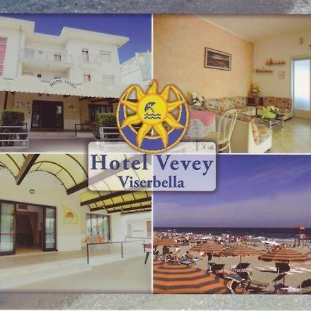Hotel Vevey Римини Экстерьер фото